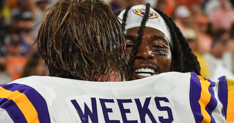Here's the breakdown on PFF's Top 10 highest-graded players on a memorable night for the LSU defense (Photo: © Alex Martin/Greenville News / USA TODAY NETWORK via Imagn Images)